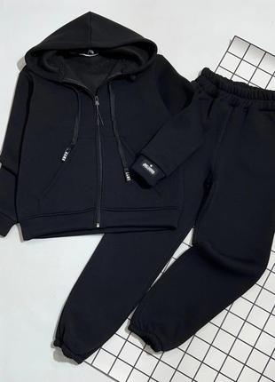 Тёплый детский костюм,худи +штаны