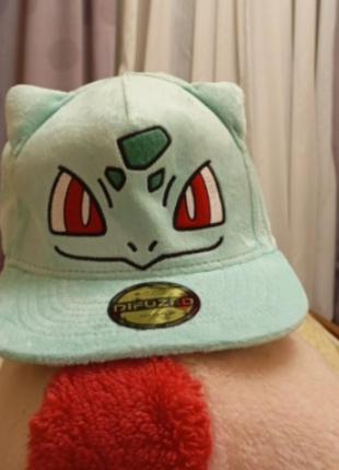 Бейсболка берюзова велюрова "pokémon" difuzed