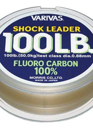 Шоклідер varivas fluoro shock leader 30m 0.880mm 50kg