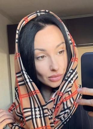 Шарф снуд под бодрбери флисовый