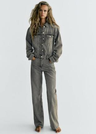 Джинсовый комбинезон zara