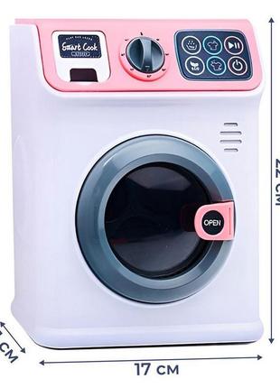 Іграшка дитяча пральна машина зі звуками та підсвіткою з барабаном, що обертається7 фото