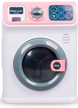 Іграшка дитяча пральна машина зі звуками та підсвіткою з барабаном, що обертається5 фото