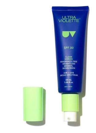 Солнцезащитный гель ultra violette clean screen spf30 50ml