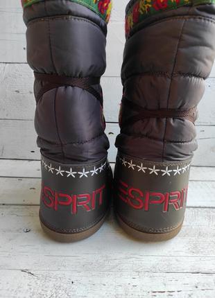Стильные мунбуты луноходы сапоги снегоходы сноубутсы esprit 38-39p. новые