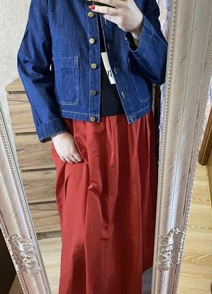 Новый модный джинсовый жакет 50-52 р zara