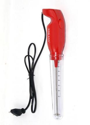 Ручной капучинатор красного цвета,мощности 25 вт длина шнура: 1 м sokany sk-202a