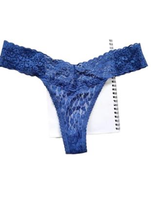 Трусики стринги кружные леопард фирменные кружево синие трусы secret possessions женские секси эротик кружевные