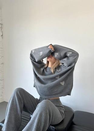 Костюм трикотажный теплый