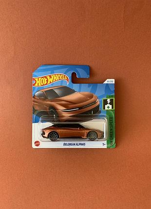 Машинка хот вілс делореан  delorean alphas hot wheels 2024