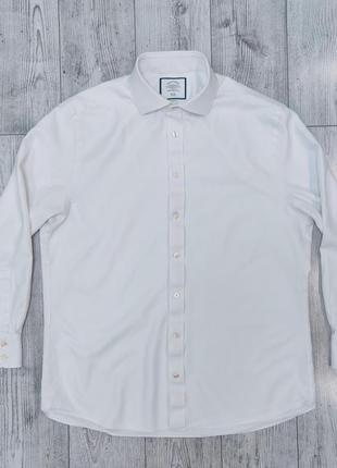 Рубашка мужская белая классическая charles tyrwhitt1 фото