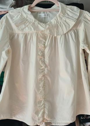 Рубашка блузка zara 11-12 лет 152 см