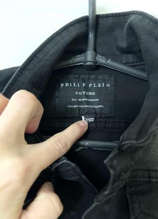 Джинсова курточка philipp plein 6-7 років3 фото