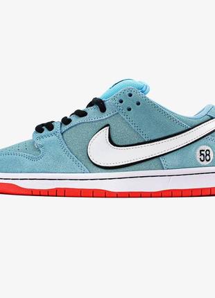 Nike sb dunk low gulf "blue orange"1 фото