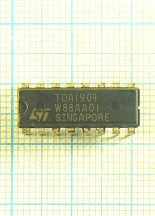 Лот: 1 × 120.00 ₴ = 120 ₴ tda1904 dip16 4...20v 4w 4ohm унч