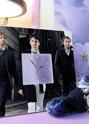 Часы "группа muse" подарок для фанатов, музыкантов и любителей рок музыки, украшение в бар, клуб3 фото