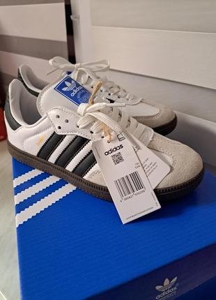Кросівки, кеди adidas samba 36-44р натуральна шкіра