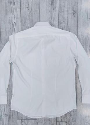Рубашка мужская белая классическая marks &amp; spencer2 фото