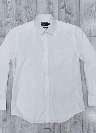 Рубашка мужская белая классическая marks &amp; spencer1 фото