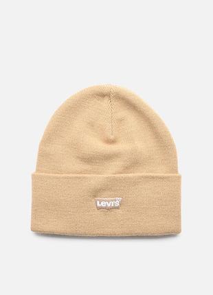 Шапка бини levi's с вышитым логотипом!