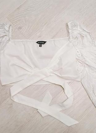 Красивая укороченная блузка, размер м