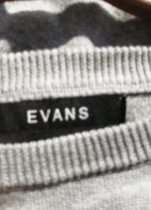 Романтичний светр/джемпер/пуловер батал. колекція 2024 року.  evans. англія.8 фото