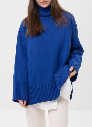 Синий свитер lc waikiki oversize