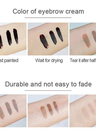 Гель-краска для бровей dragon ranee eyebrow natural three-dimensional 02 светло-коричневый