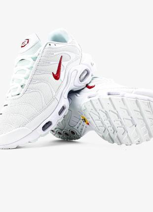 Nike air max tn "white/red"9 фото