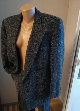Шикарный шерстяной пиджак в мужском стиле salvatore dino италия
