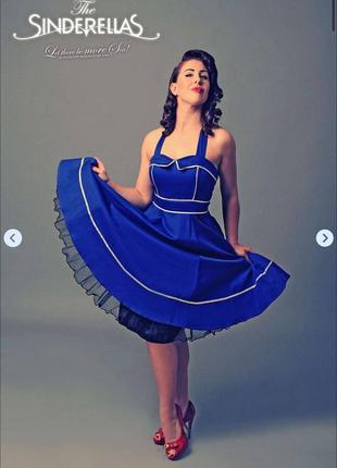Сукня пінап в стилі ретро 50х коттон h&r3 фото