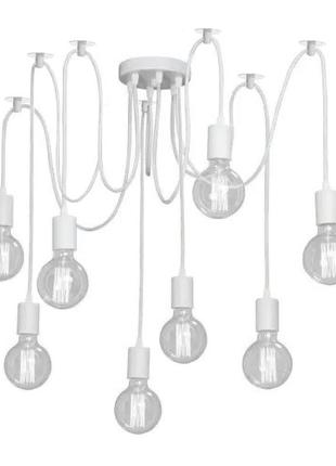 Люстра-павук на вісім ламп msk electric spider nl 149-8w білий