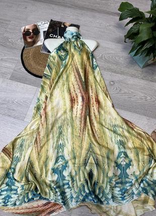 Легкое платье-платье асимметричное сарафан парео1 фото