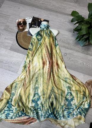 Легкое платье-платье асимметричное сарафан парео2 фото