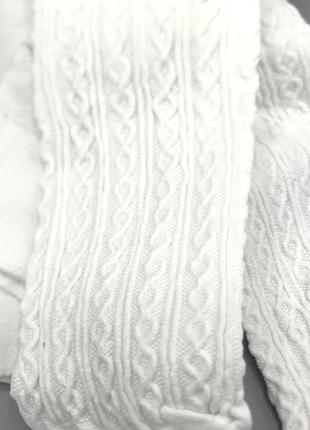 Колготки р.110-116 ажурні білі2 фото