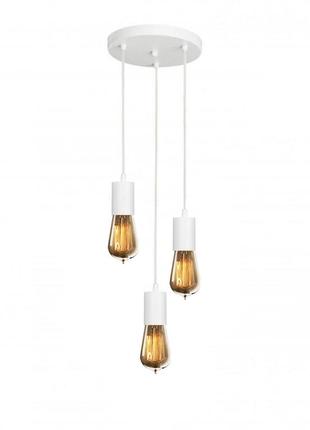Світильник підвісний на три патрони msk electric asket nl 660-3r w білий