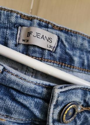 Джинсы джинси прямі скінні штани з кишенями стретч скины джинсы брюки2 фото