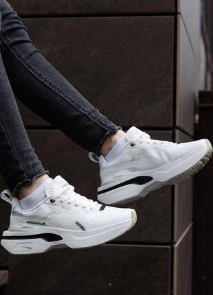 Кроссовки puma kosmo rider white9 фото