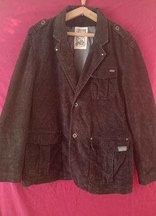 Вельвет-вельветовый пиджак-жакет-куртка angelo litrico оригинал xxl.