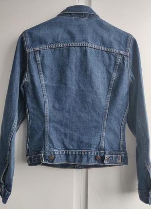 Акция 🎁 стильная джинсовая куртка levis синего цвета wrangler zara3 фото