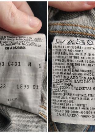 Акция 🎁 стильная джинсовая куртка levis синего цвета wrangler zara6 фото