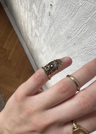 Набор бижутерии pilgrim кольца и серьги лот украшения цвет золотое кольцо на фаланге2 фото