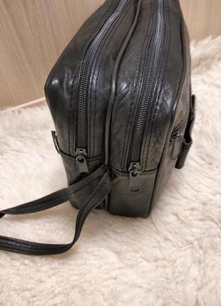 Шкіряна сумка барсетка органайзер.3 фото