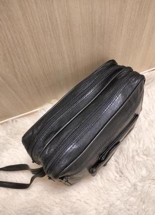 Шкіряна сумка барсетка органайзер.5 фото