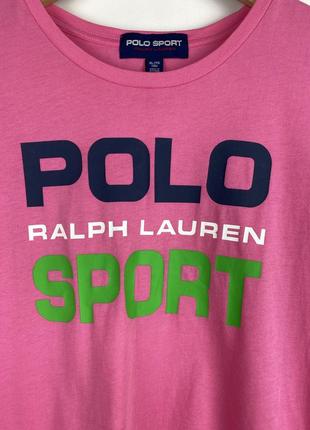 Женская футболка polo sport ralph lauren big logo2 фото