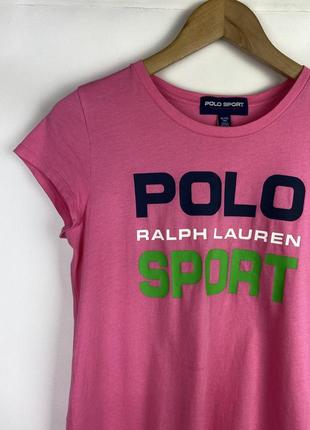 Женская футболка polo sport ralph lauren big logo3 фото