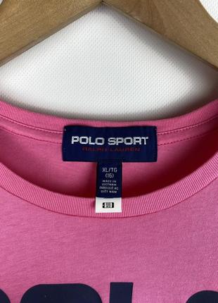 Женская футболка polo sport ralph lauren big logo8 фото