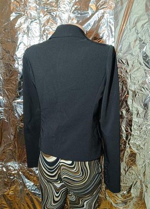 🧸 черный пиджак женский жакет oodji 🧸3 фото
