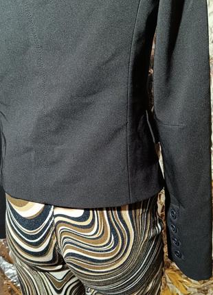 🧸 черный пиджак женский жакет oodji 🧸4 фото