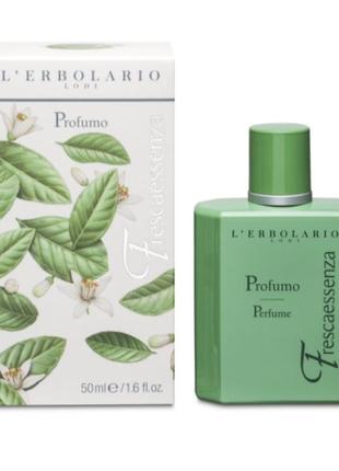 Italy, l'erbolario,frescaessenza,unisex,элитный органический парфюм, цитрусово-древесная свежесть/лайм, роза, ирис, кедр1 фото